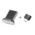 Zsuit 10pcs/lot Usb Flash Drive 64GB Metal Pendrive 32GB Memory Stick 3.0 2.0 Waterproof Flash Disk With Type-c Free LOGO Cle Zpaxo 3.0-32GB Silver