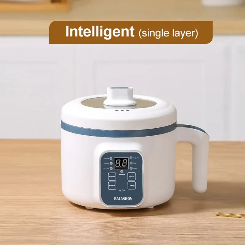 Electric Rice Cooker Single Double Layer 220V Multi Cooker Non-Stick Smart Mechanical MultiCooker Steamed Rice Pot For Home Zpaxo 200444-InSingle 220-230 volts European regulations