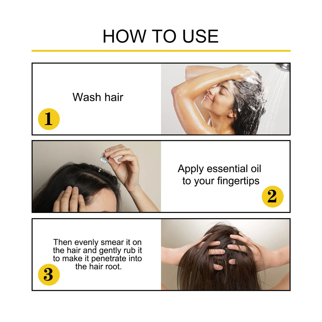 Ouhoe Hair Care Oil for Thinning Hair Scalp Treatment Serum to Strengthen Roots and Repair Damaged Hair 30ml Natural Formula Zpaxo