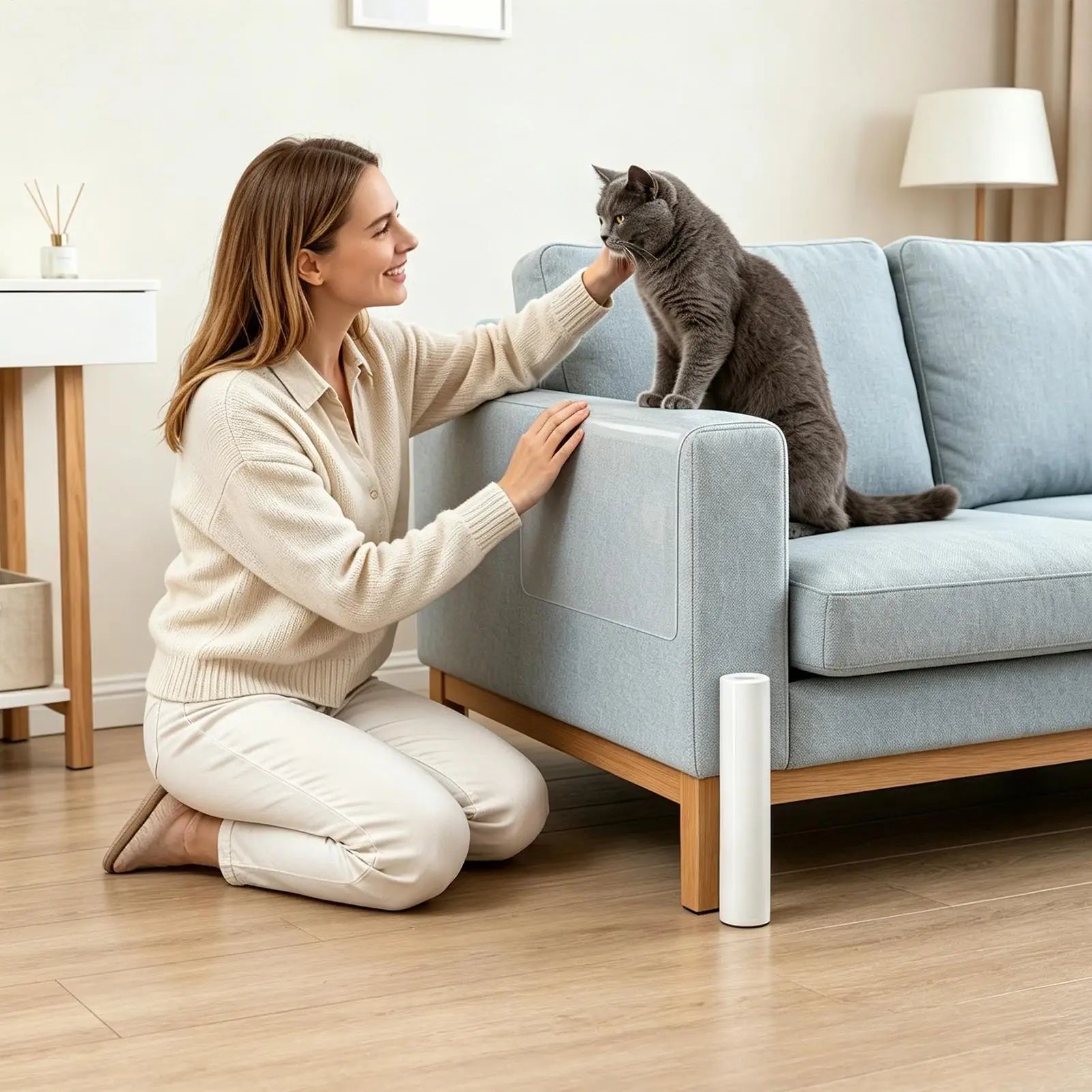 Cat Scratch Tape Adhesive Transparent Guard Anti Furniture Protector