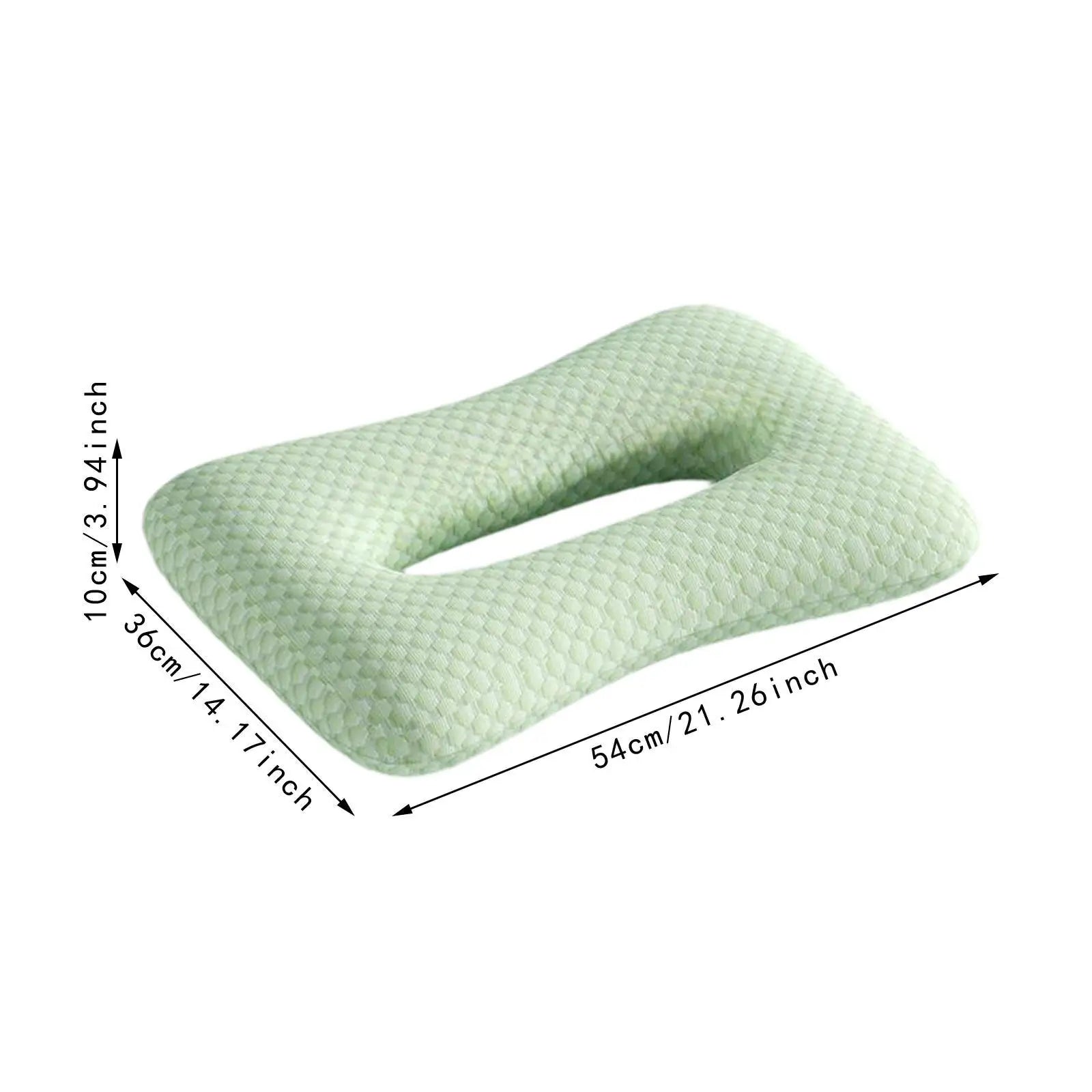 Ear Piercing Pillow Couch Office Ergonomic Design Removable Cover Zpaxo