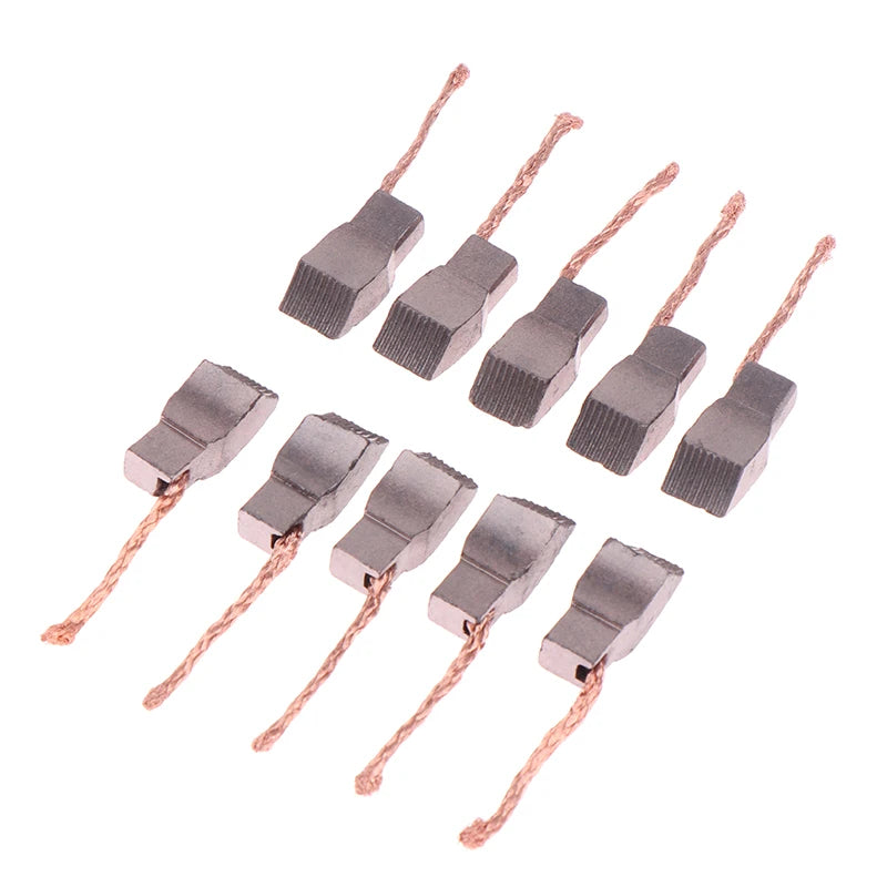 10-Pack DC Motor Brushes – 12V 24V 48V Automotive Fan Motors