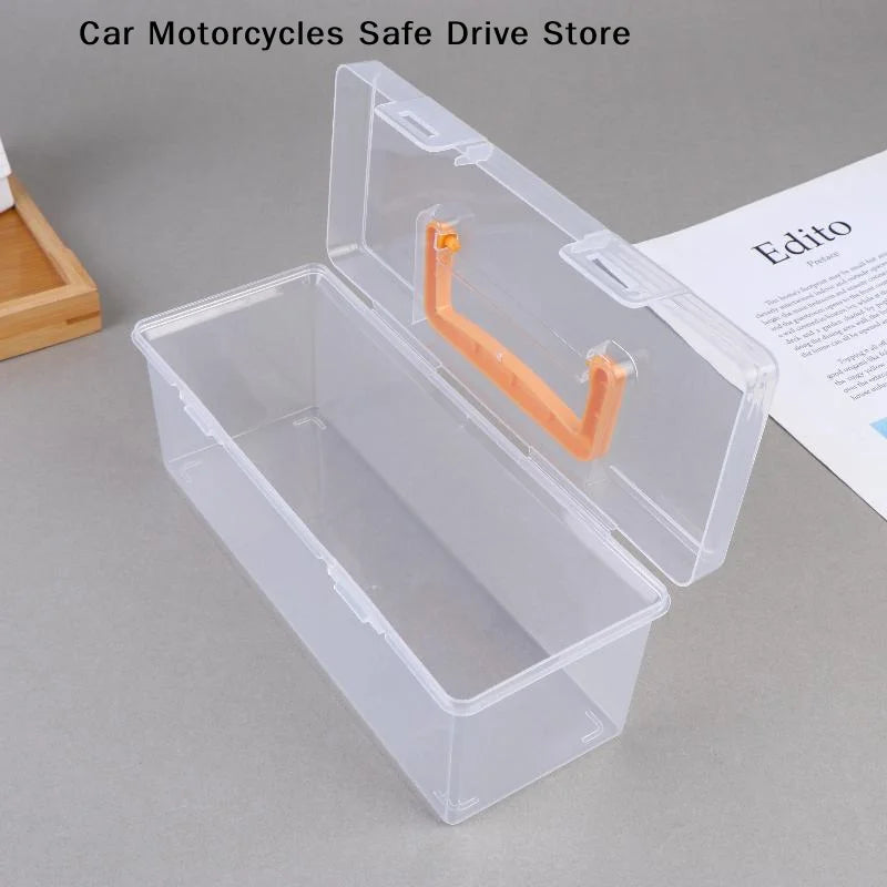Professional Plastic Tool Organizer Transparent Parts Storage