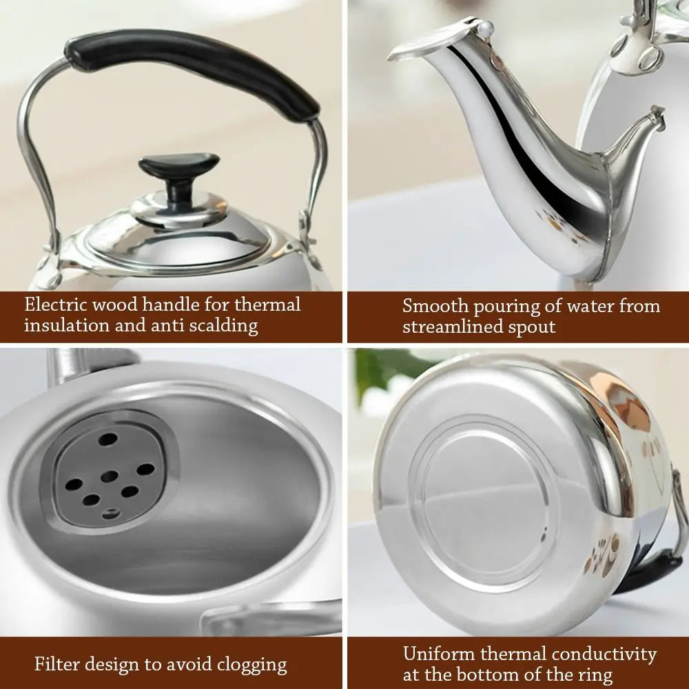 Kettles Thickened Gas Stove Induction Cooker Cookware Stainless Large