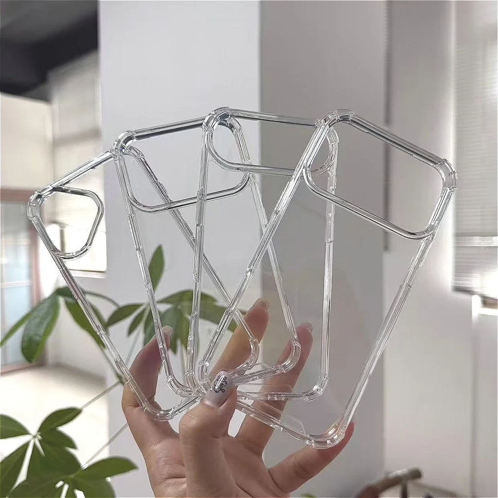 Suitable Apple 17 Max Four Corner Anti Drop Transparent Protective
