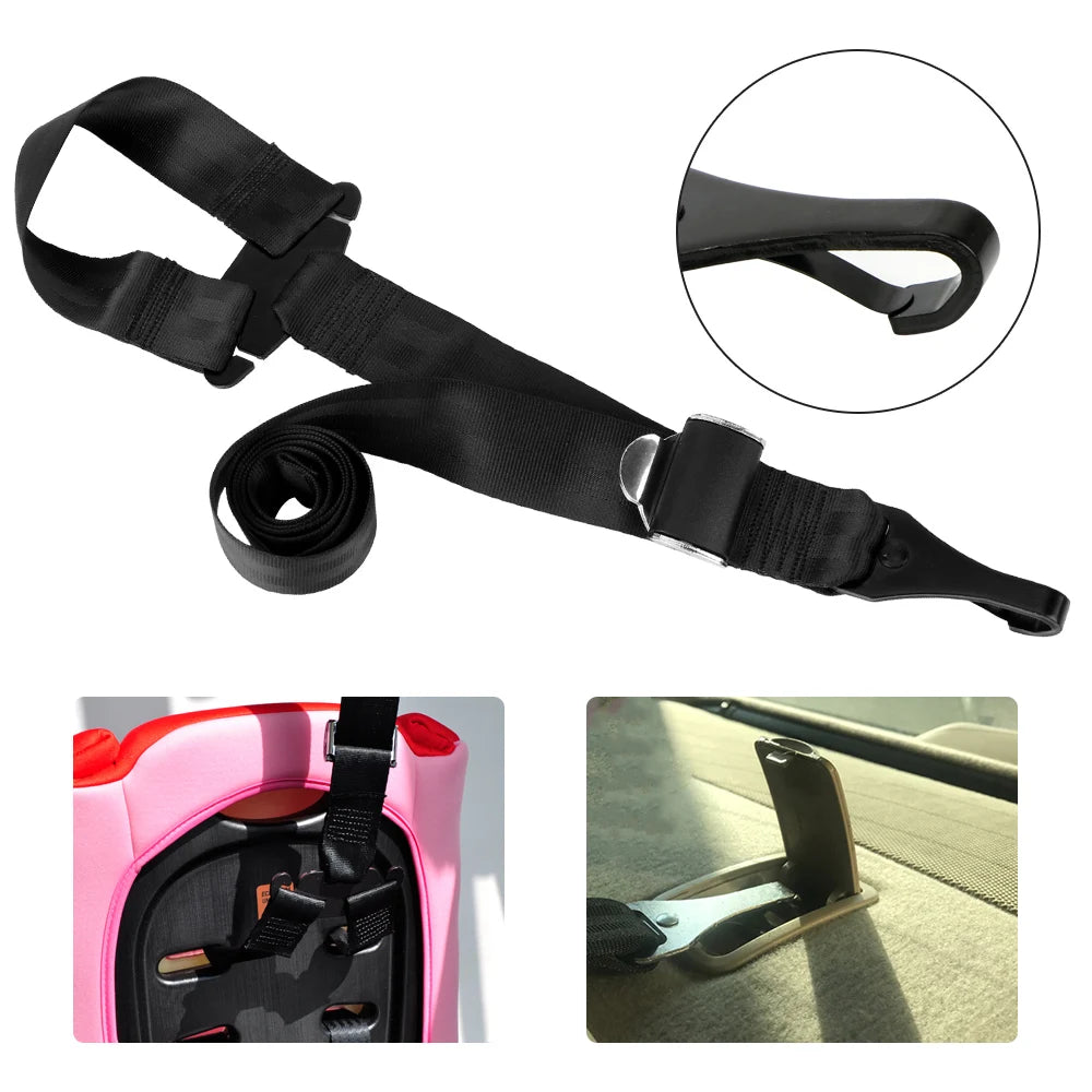 Car Safety Seat Interface Child Baby Belts ISOFIX Guide Grooves