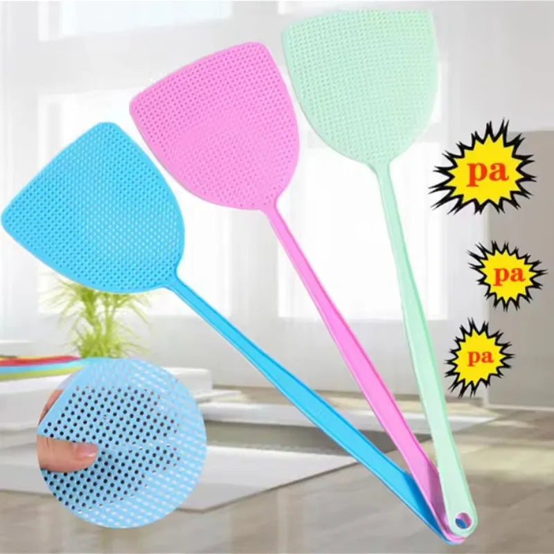1 Effective Plastic Fly Swatter Lightweight Easy Use Home Kitchen