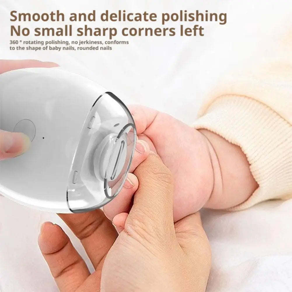 2-in-1 Electric Nail Clipper & Grinder with LED – Baby & Adult Electric Nail Trimmer Zpaxo