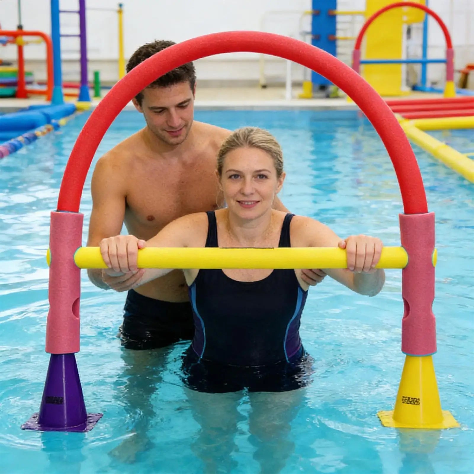 Pool Noodle Connectors Interlocking Foam Training Aids Swimming
