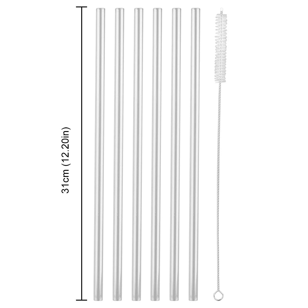 Replacement Straw Cleaner Reusable Straws Transparent Stanley 20 30