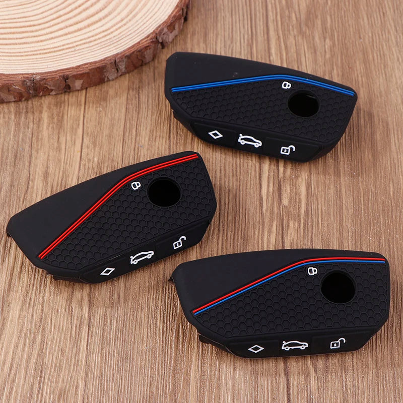 Silicone BMW Key Cover – i7 X7 iX X1 XM M3 7 Series Fob Shell