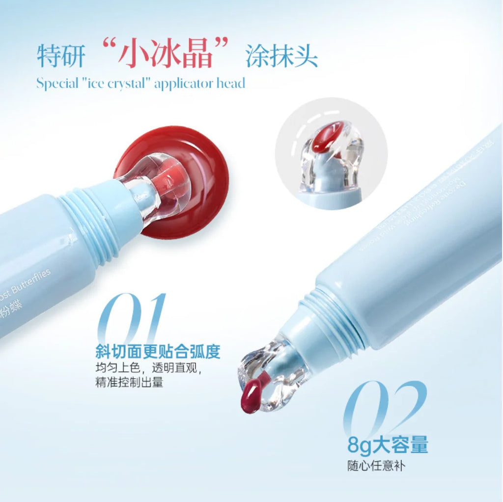 DEZONE Essence Crystal Gloss Liquid Lip Tint Moisturizer Hydrate Lips Zpaxo