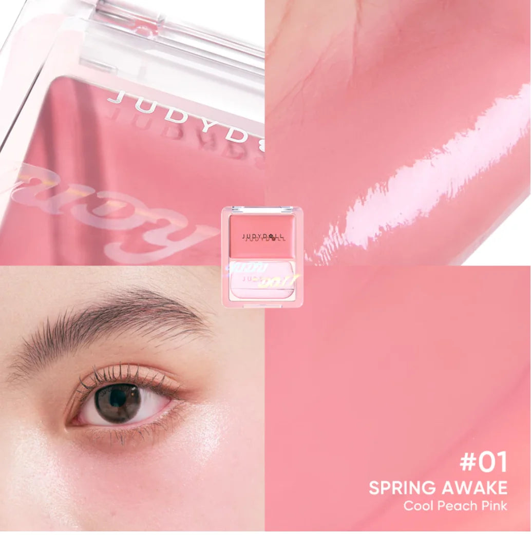 Judydoll Water Gloss Blush Cream Light Sensation Good Melting Skin Zpaxo 01