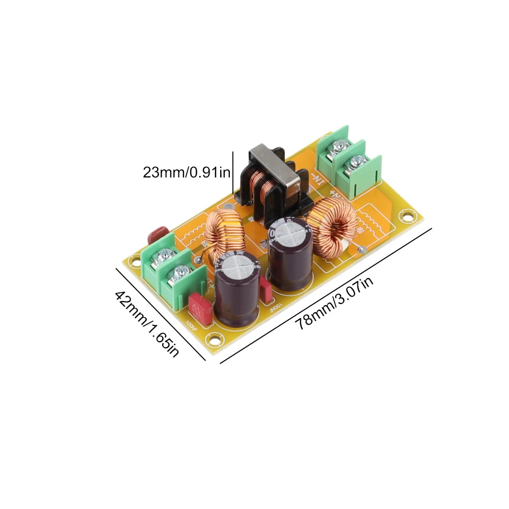 Electromagnetic Interference Filter DC LC 2A 4A 10A 20A EMI EMC FCC