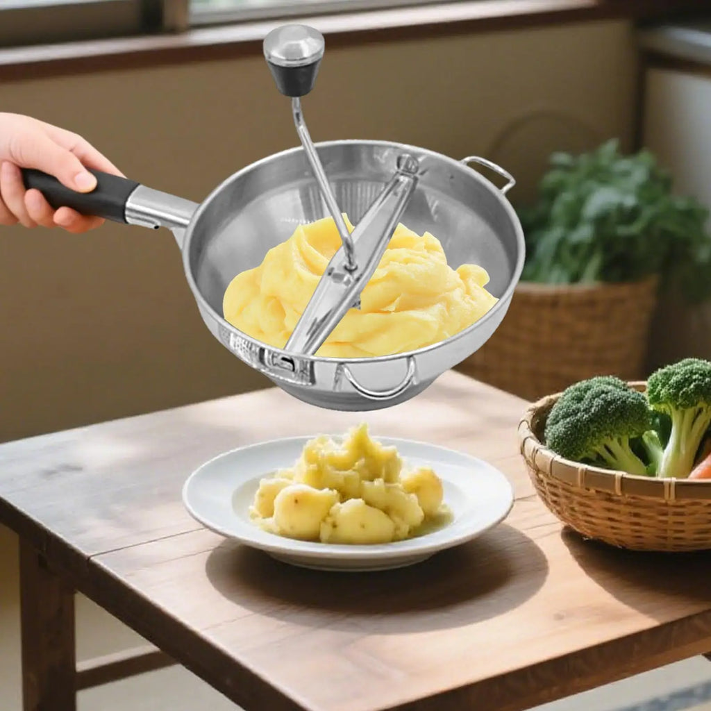 Handheld Potato Mashers Stainless Steel Vegetable Fruits Shredder 3