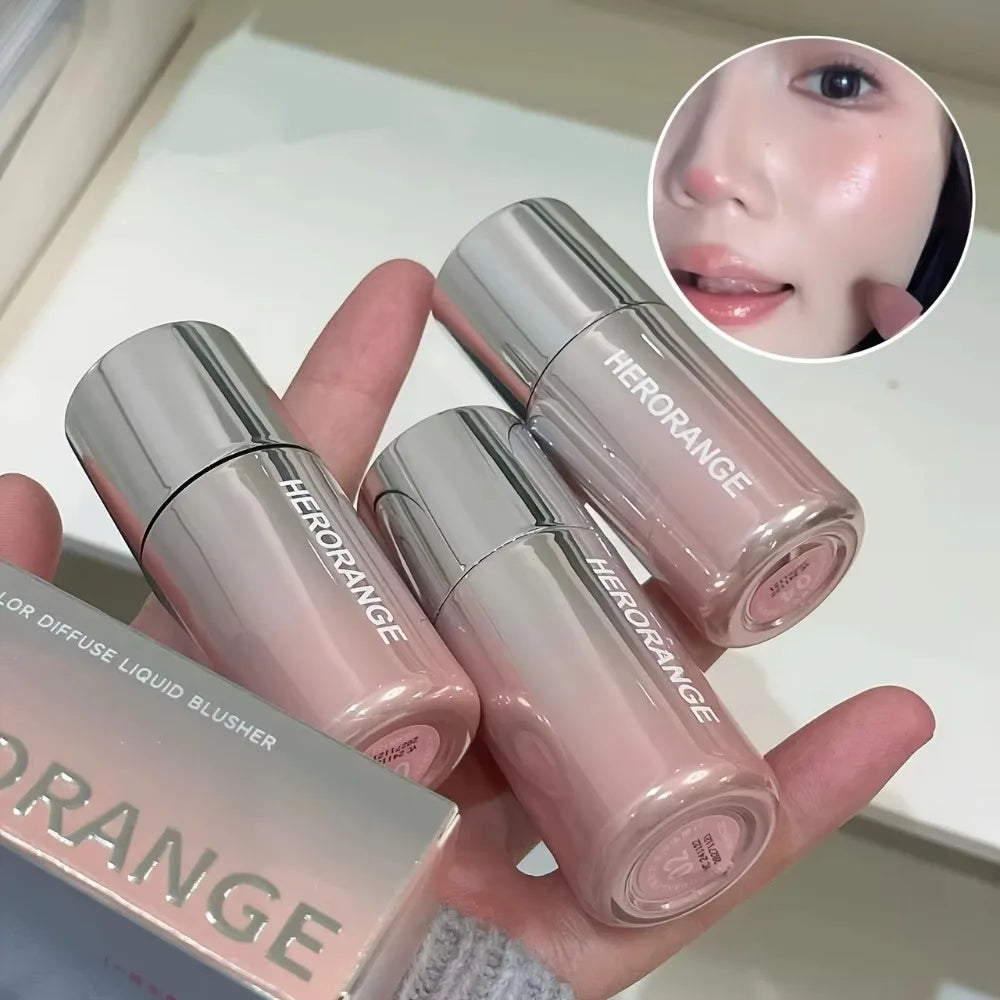 Korean Liquid Blush Cream Velvet Matte Smooth Makeup Natural Zpaxo