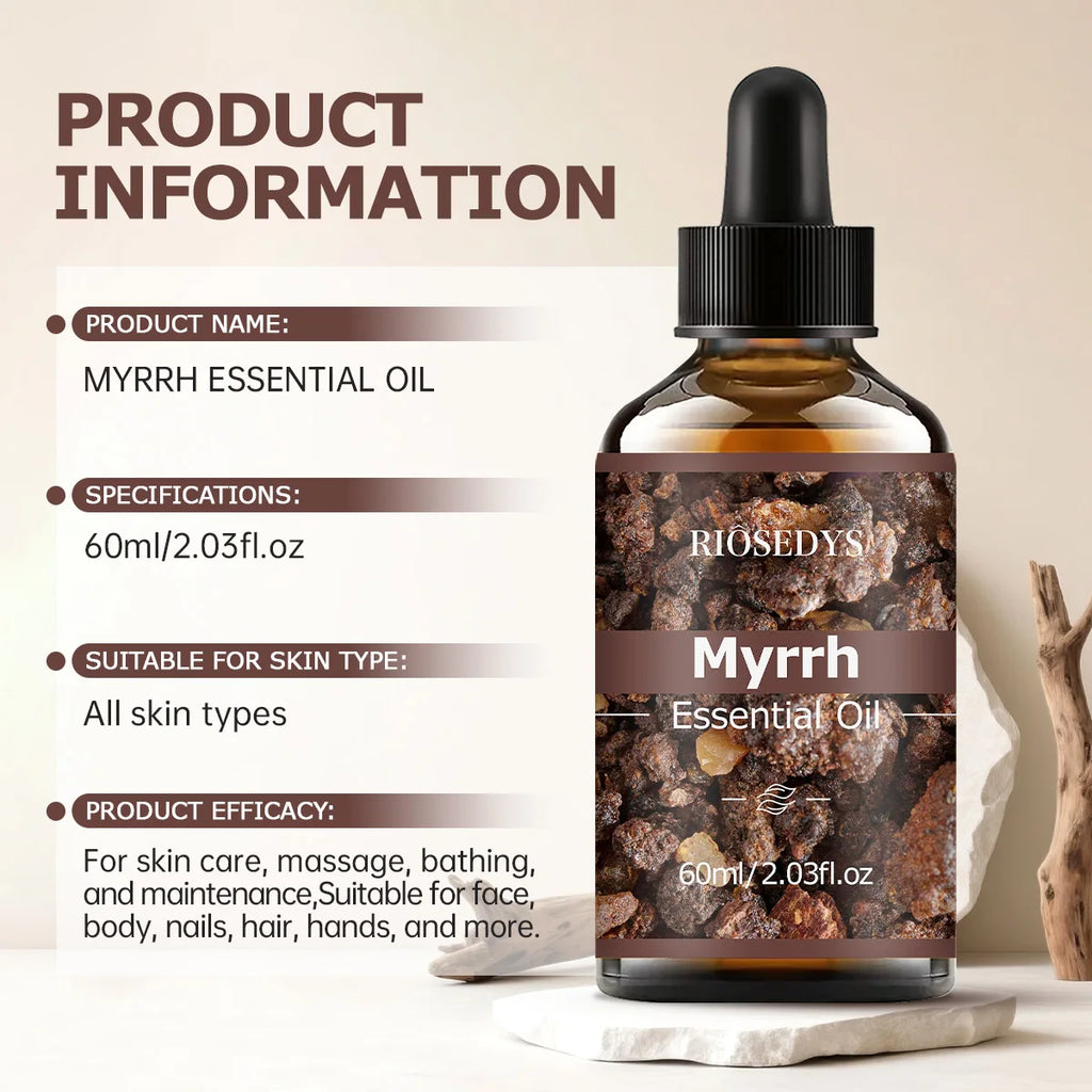 MYRRH ESSENTIAL OIL Has Deep Nourishing Moisturizing Effects Making Zpaxo