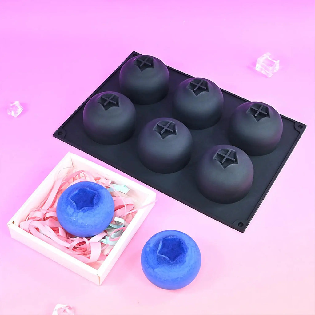 Molds Baking 6 Cavity Silicone Muffin Pan Food Grade Heat Resistant