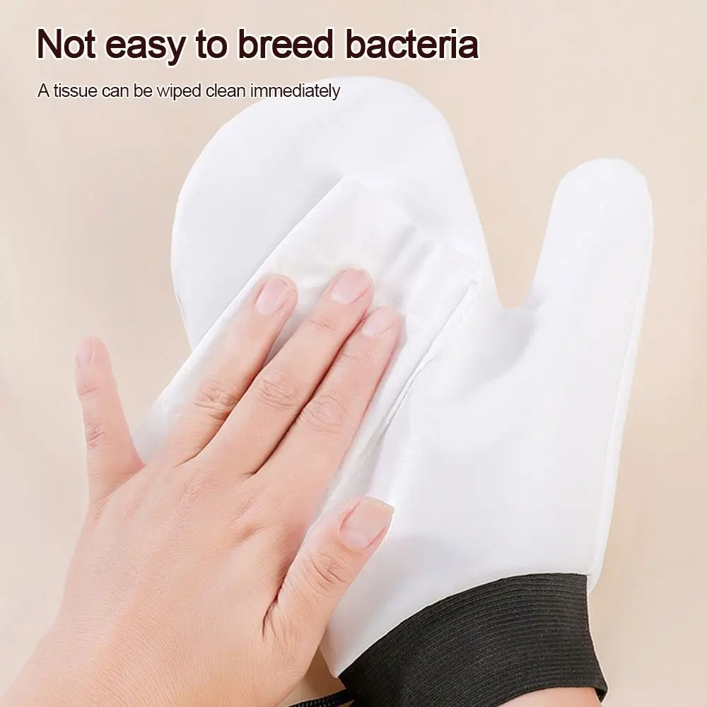 Leather Self-tanning Mitt Washable Quick Dry Tanning Glove Reusable Zpaxo