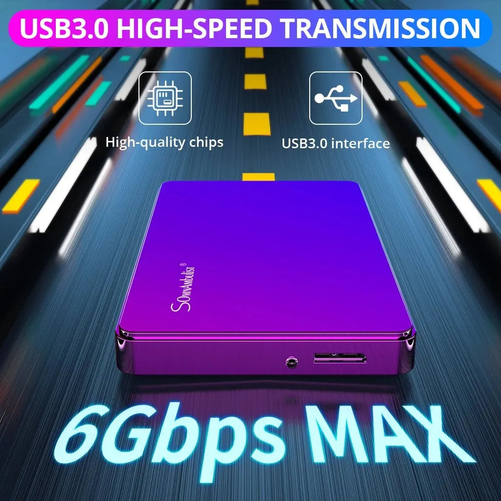SomnAmbulist HDD 2.5Inch Portable External Hard Drive 250GB 320GB 500GB 1TB USB3.0 Storage Compatible for PC Laptops TV PS4 Xbox Zpaxo