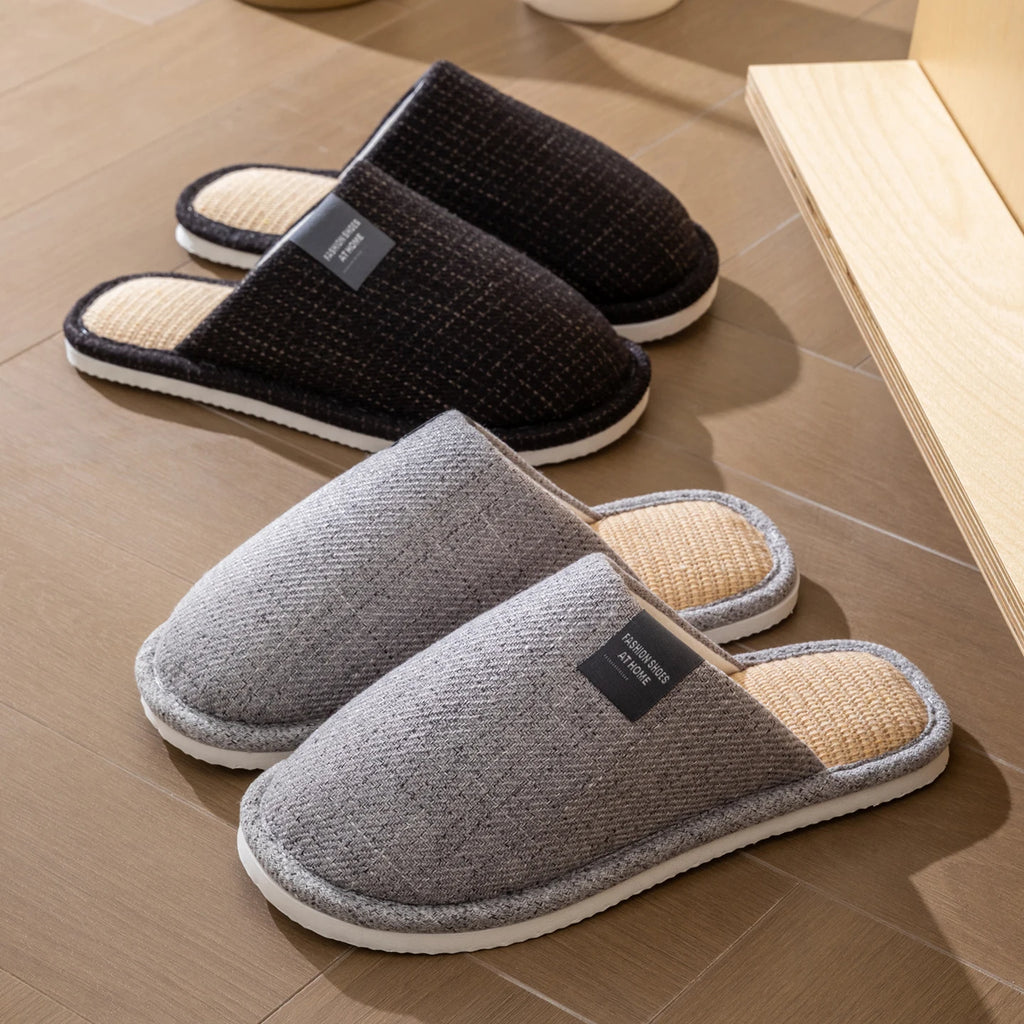 Unisex House Slippers Spring Fall Indoor Bedroom Floor Lightweight