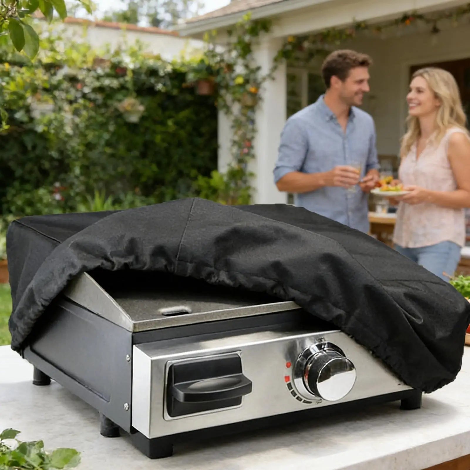 BBQ Grill Cover Heavy Duty Waterproof Table Griddle Barbecue Outdoor
