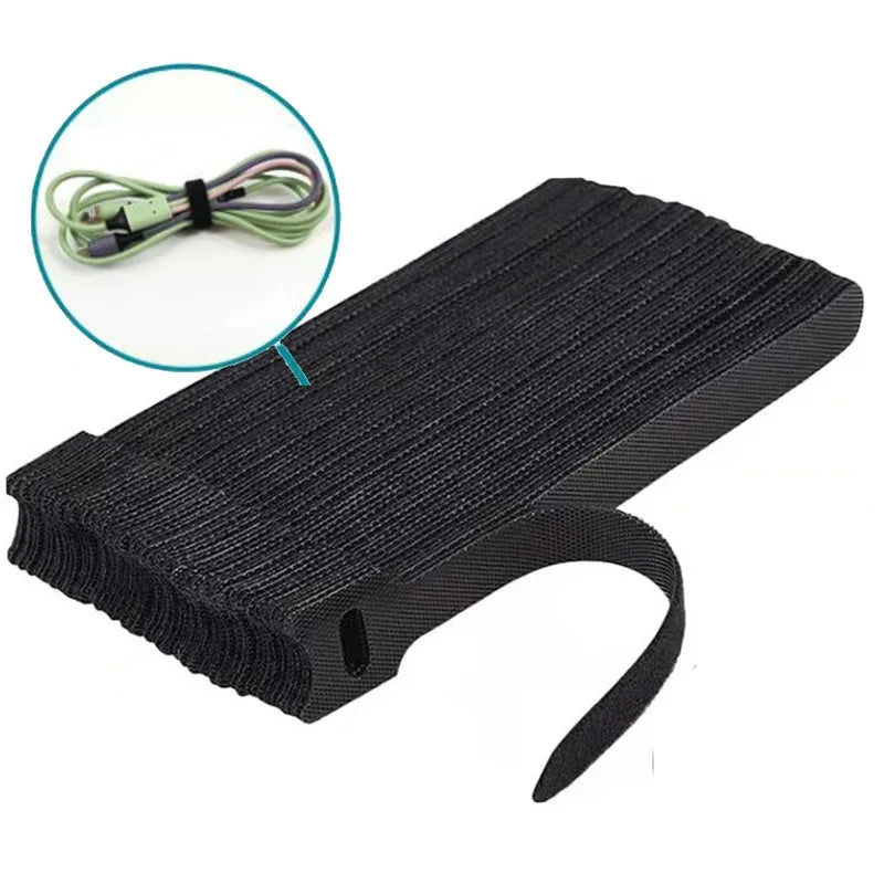 Releasable Nylon Cable Ties – Reusable Wire Organizer Straps