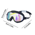 Kids Swim Goggles Antifog Glasses Nose Clip Earplugs HD View Swimming