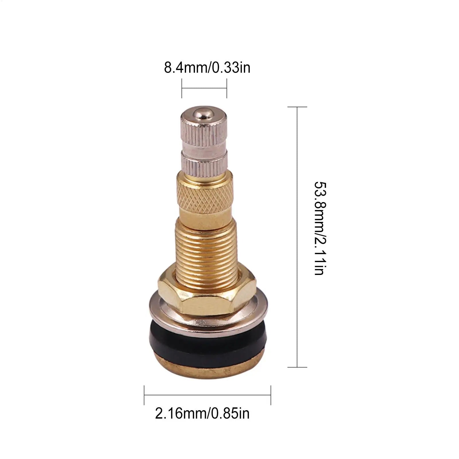 TR618A Brass Tubeless Tire Valve Stem – Tractor & Loader