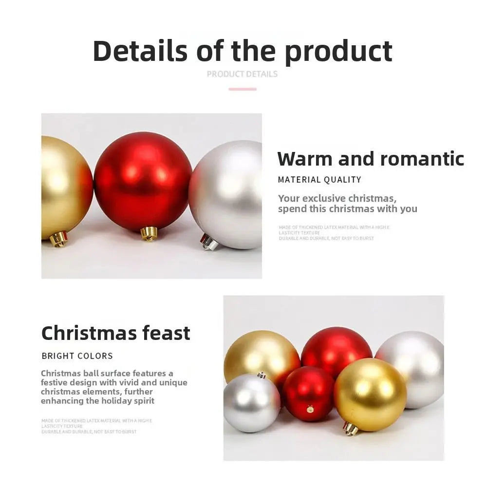 15cm Matte Christmas Ball Ornament – Ceiling & Holiday Decor Christmas Ornament Zpaxo