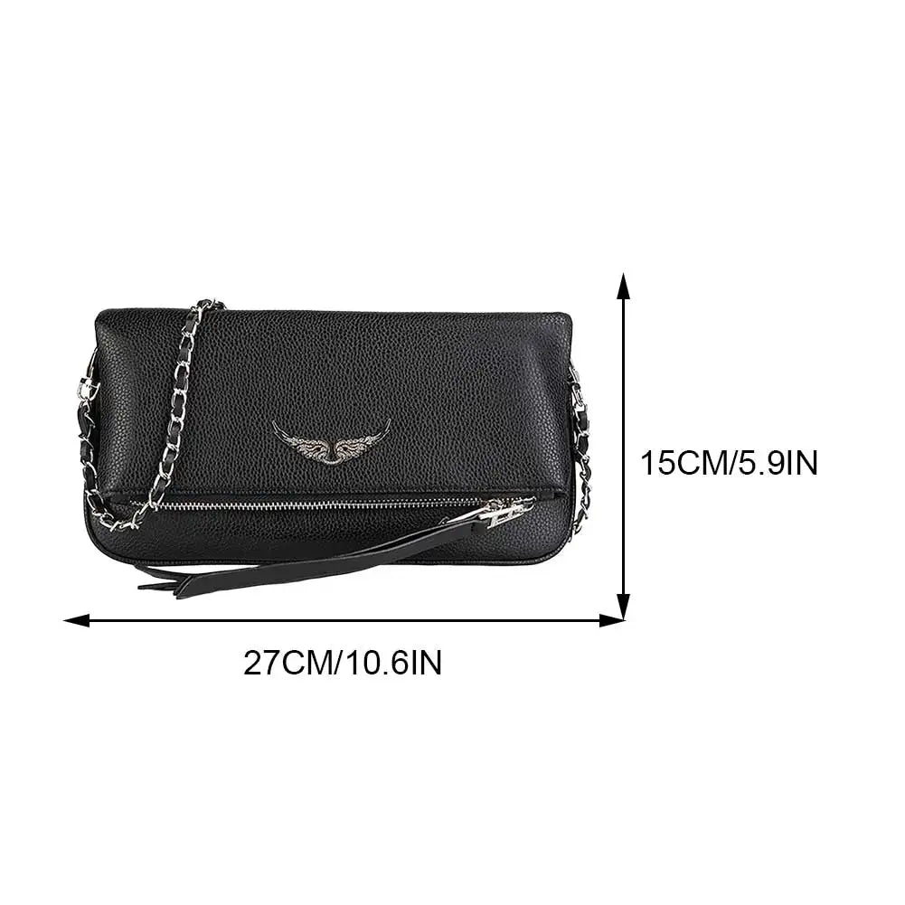 Fashionable Chain-Shoulder Square Bag Crossbody Shoulder Bag Women Fashion Underarm Bag Minimalist Chain Designer Bag Handbags Zpaxo