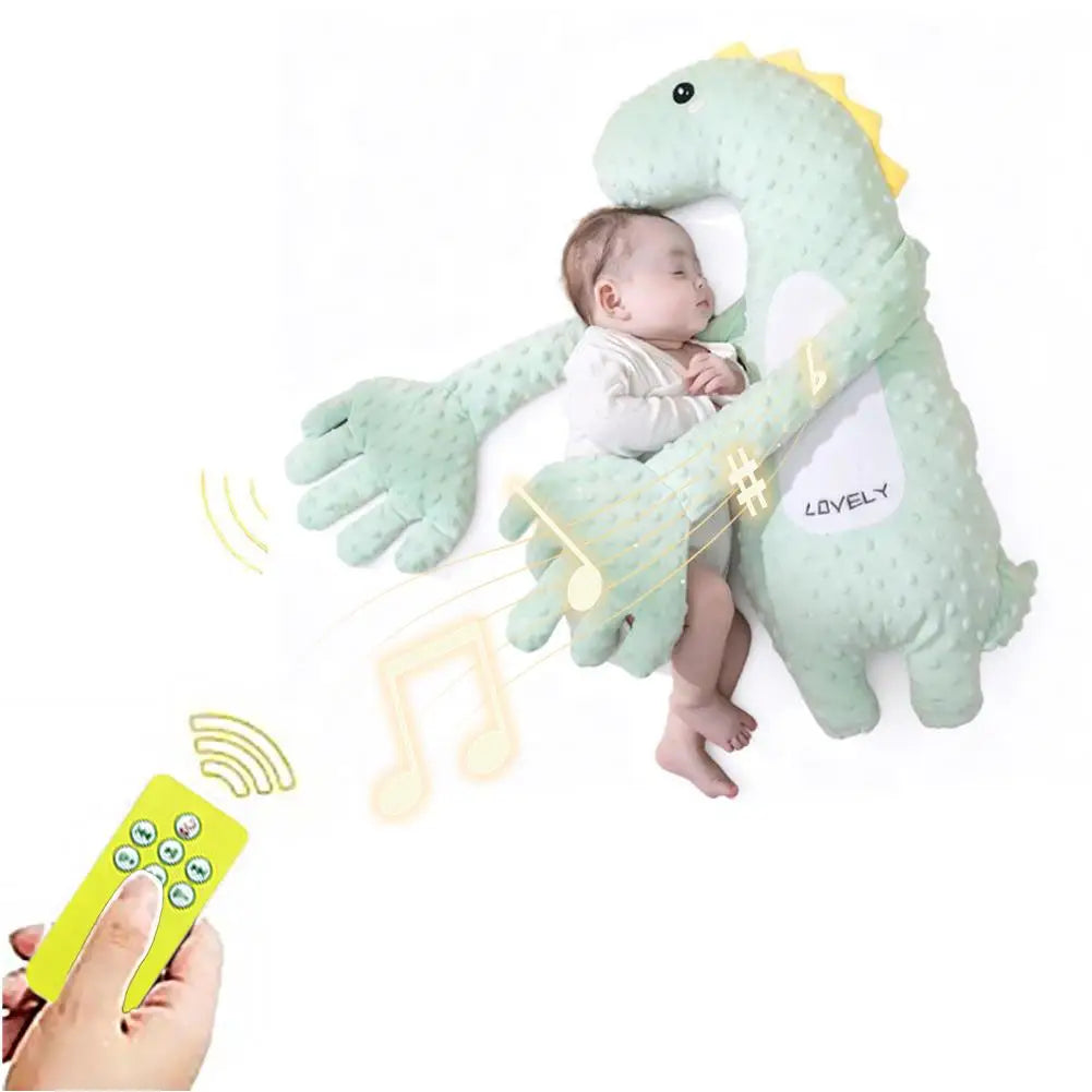 Baby Sleeping Pillow for Newborn Patting Doll with Soothing Palm Remote Control Electric Baby Hand Pillow Soothing Palm Patting Zpaxo G