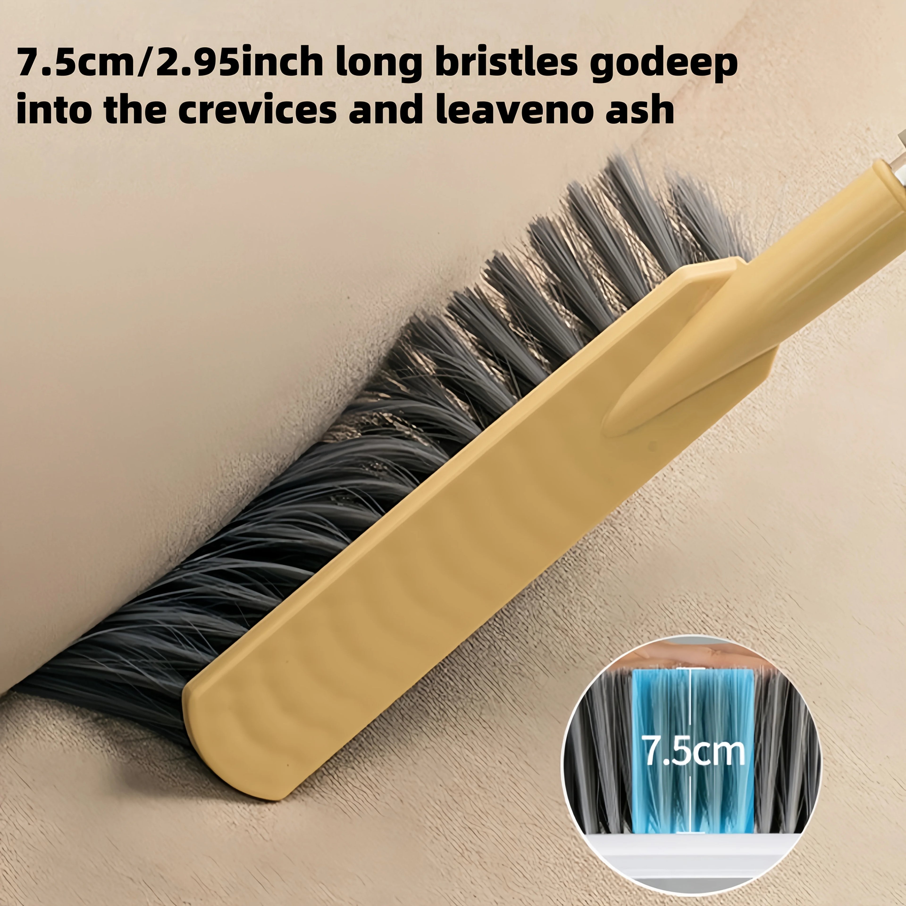 Long Handle Soft Bristle Broom – Floors, Carpets & Dust Soft Bristle Broom Zpaxo