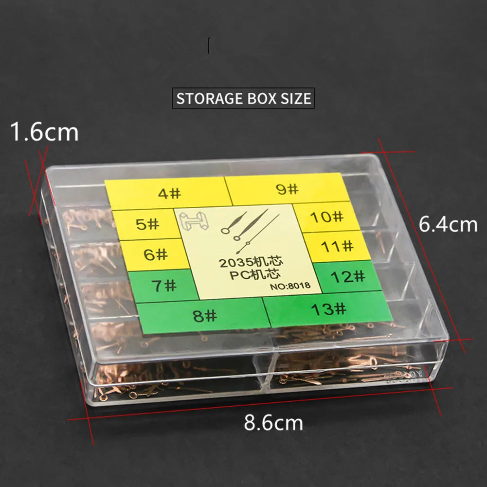 Alloy Watch Hands Needles Pins Assortment 6 8 10 12 13 Approx 100Sets