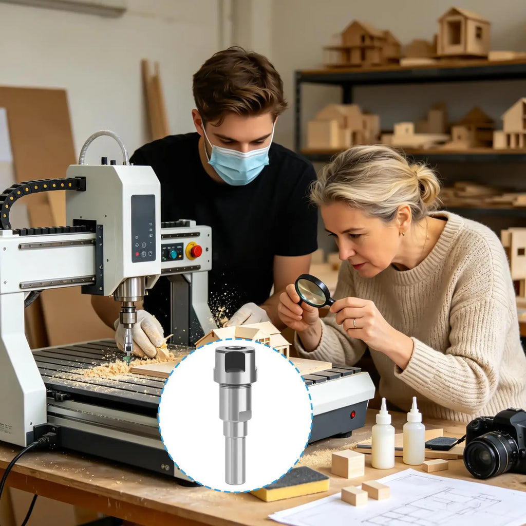 Router Shank Adapter Milling Rod Clamp Cutter Extension Wood