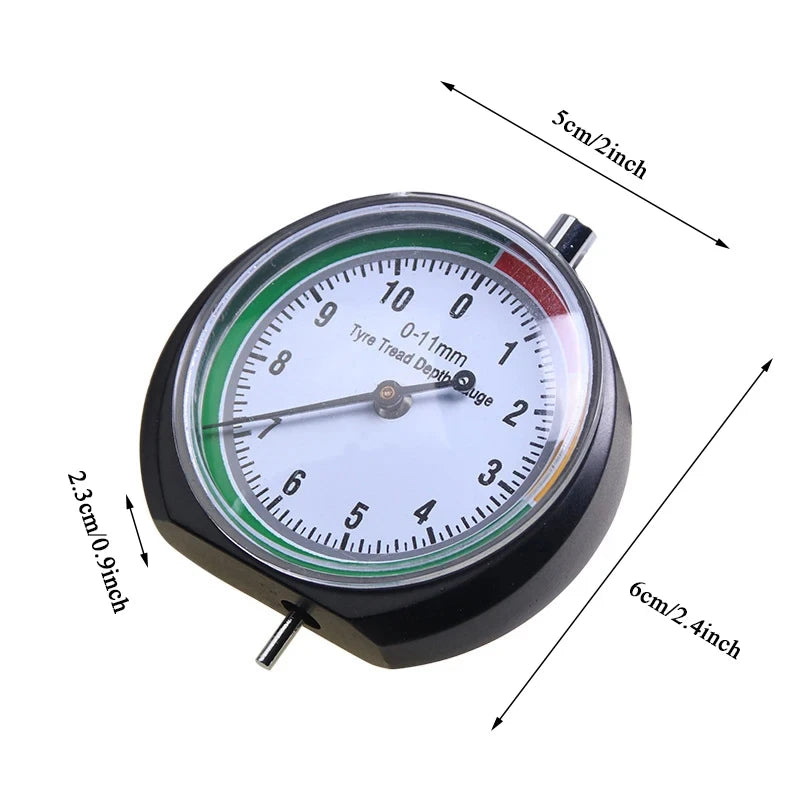 Tire Tread Depth Gauge Car Meter Measurer Accuracy Tyre Measure Tool