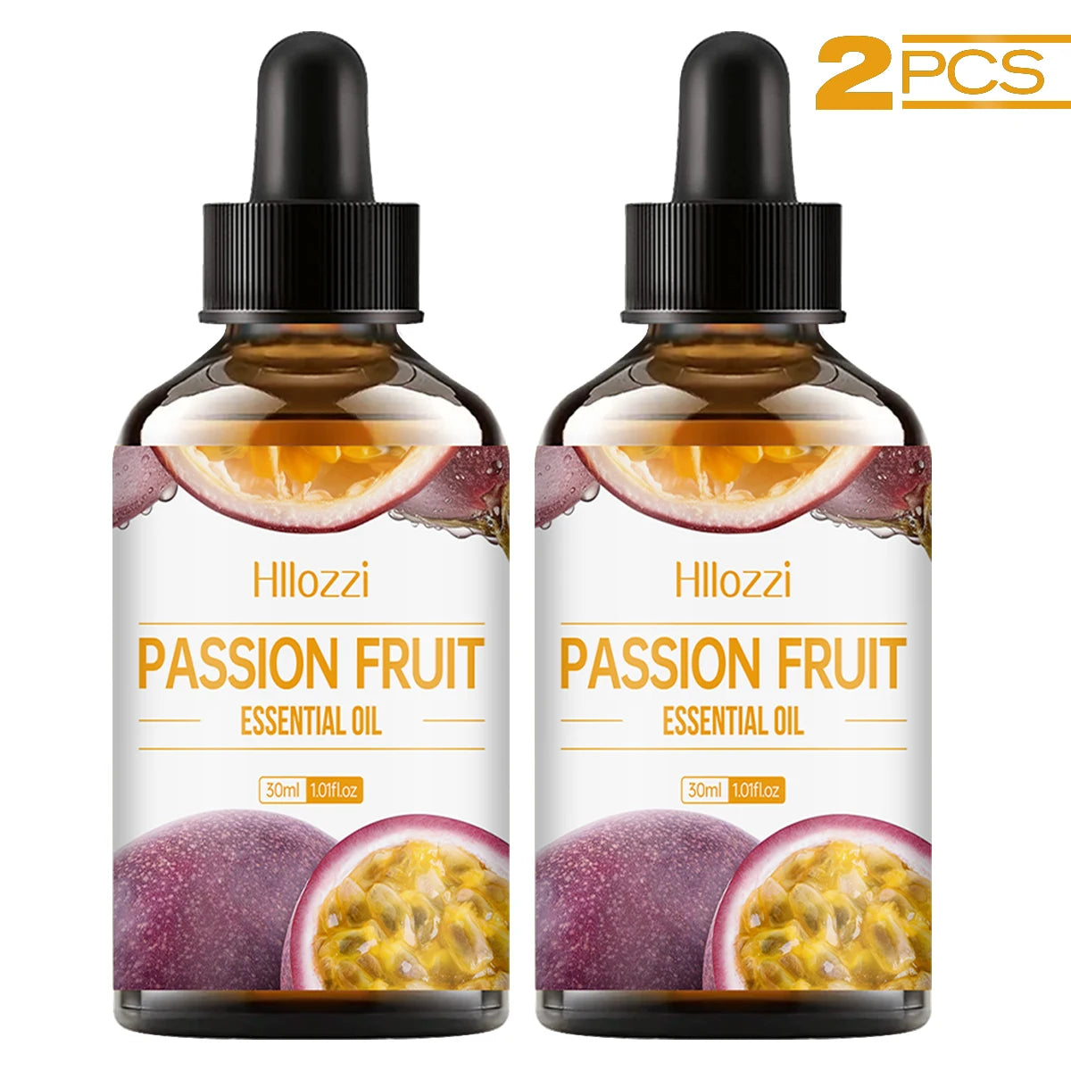 30mlPassion Fruit Essential Oil Skin Brightening, Hydrating, Hair Repair, Aromatherapy Humidifier Soap Multi-purpose essential Zpaxo PASSION FRUIT 2PCS 1 30ml Fruit