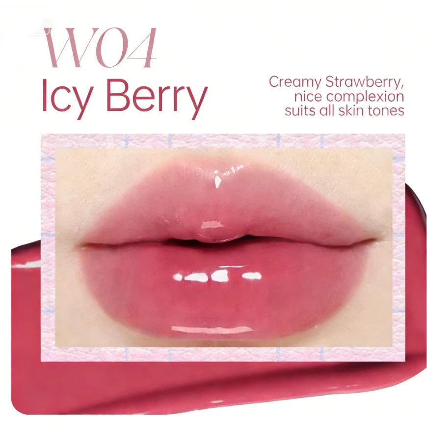 New VEECCI Lip Glaze Soft Tube Watery Bare Tint Lip Balm 9g Lip Color moisturizing Lipstick Authentic Makeup Original Zpaxo W04