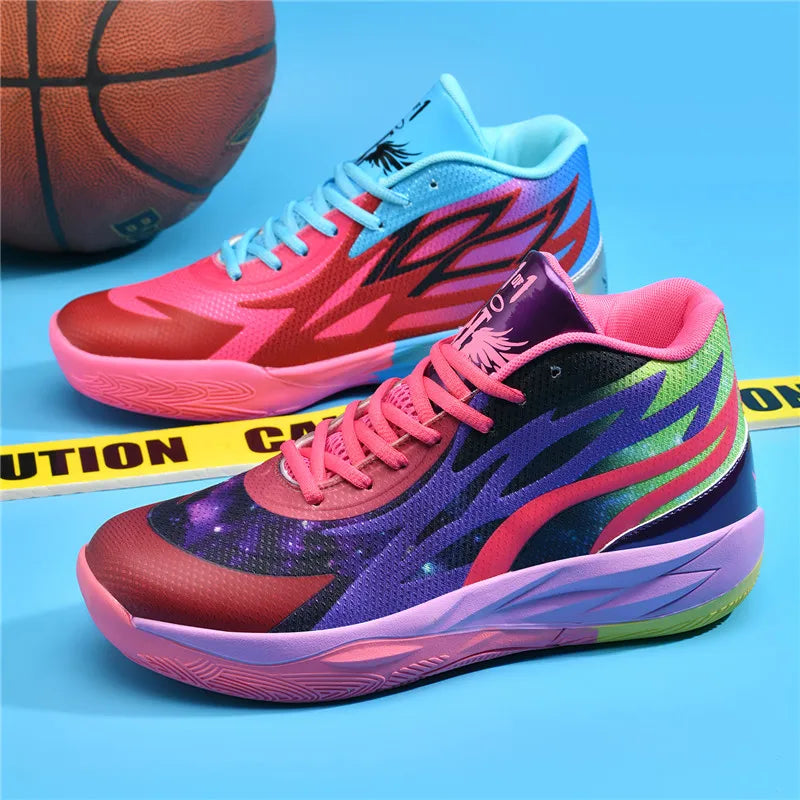 Men's Basketball Shoes Breathable Cushioning Non-slip Wearable Runing Zpaxo 02 5 45