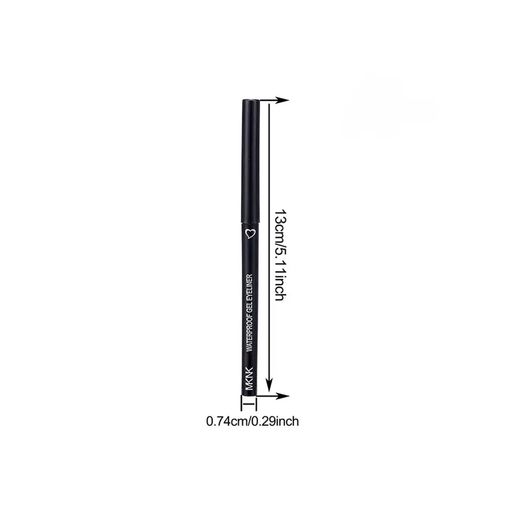 10pcs Black And Brown Ultra Fine Smooth Eyeliner Gel Pen Is Not Easy To Faint Makeup Pen Head Ultra Fine Suitable For Beginners Zpaxo