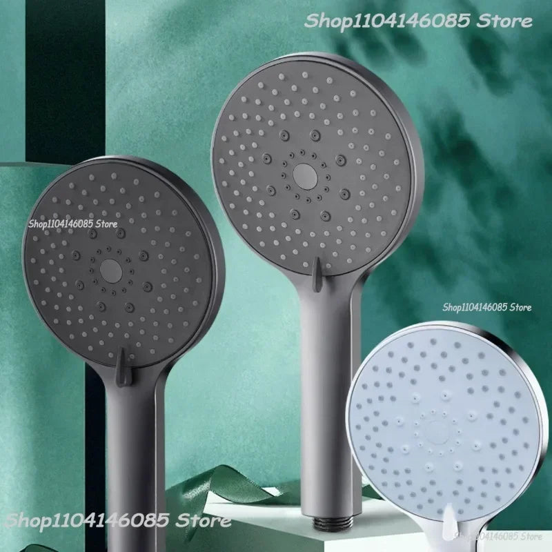 Large Screen Shower Head 5 Mode Portable Shower Accessories Bathroom Supplies Shower Knob Complete Set of Accessories Zpaxo