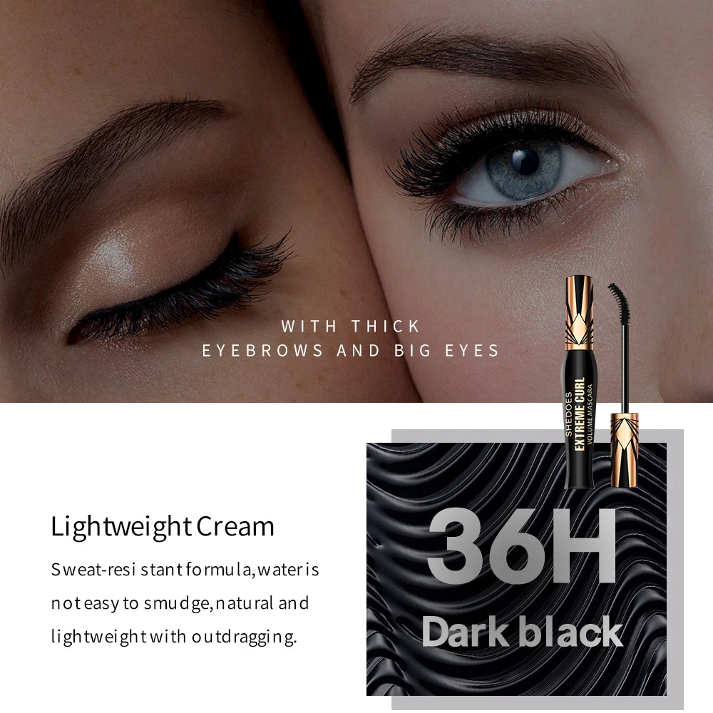 Thick Curly Mascara Lightweight Waterproof Anti Smudge Durable