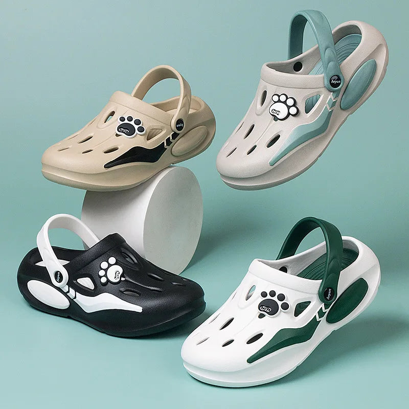 Men's Casual Comfortable Clogs Summer Breathable Non-slip Indoor Zpaxo