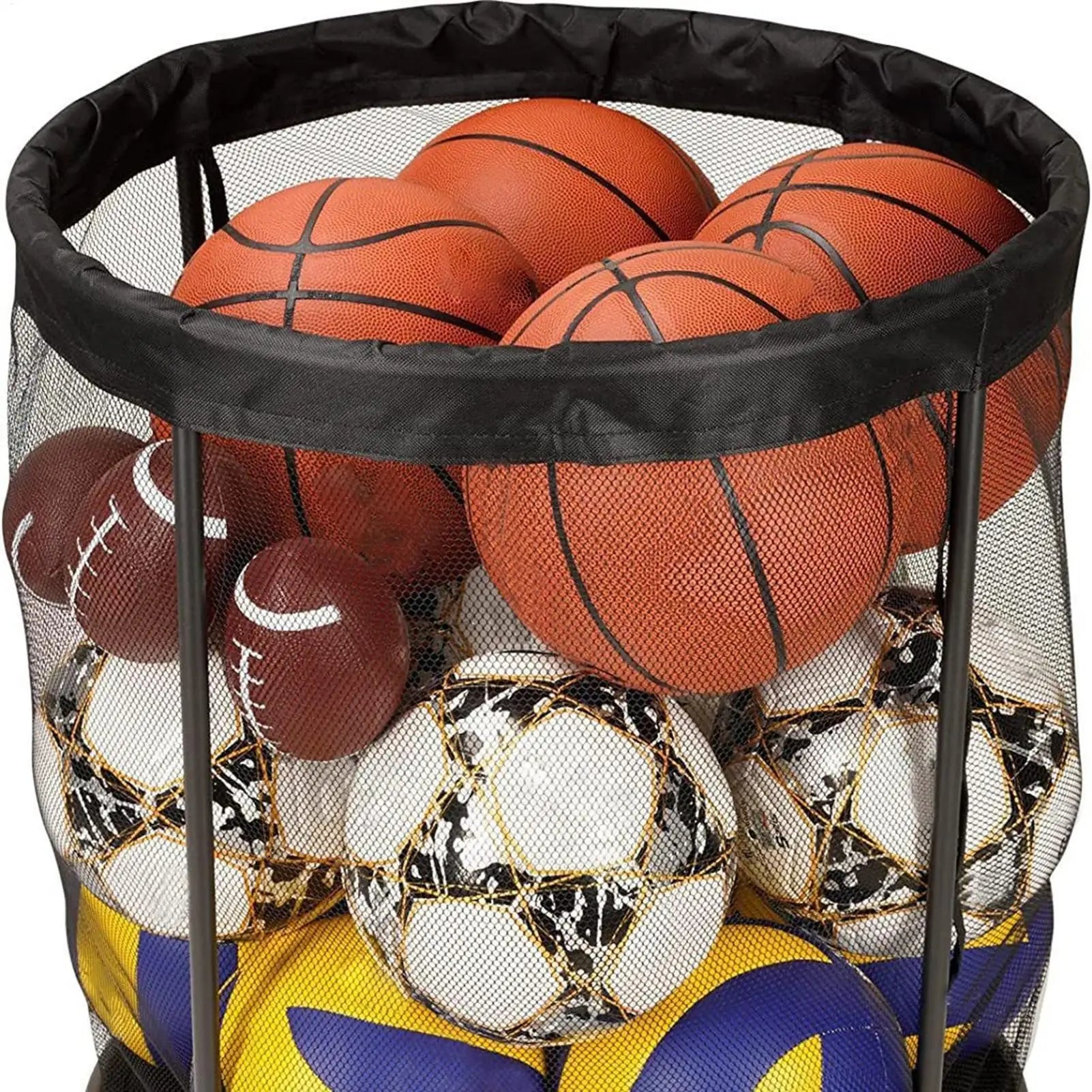 Outdoor Ball Storage Sports Portable Organizer Box Large Capacity