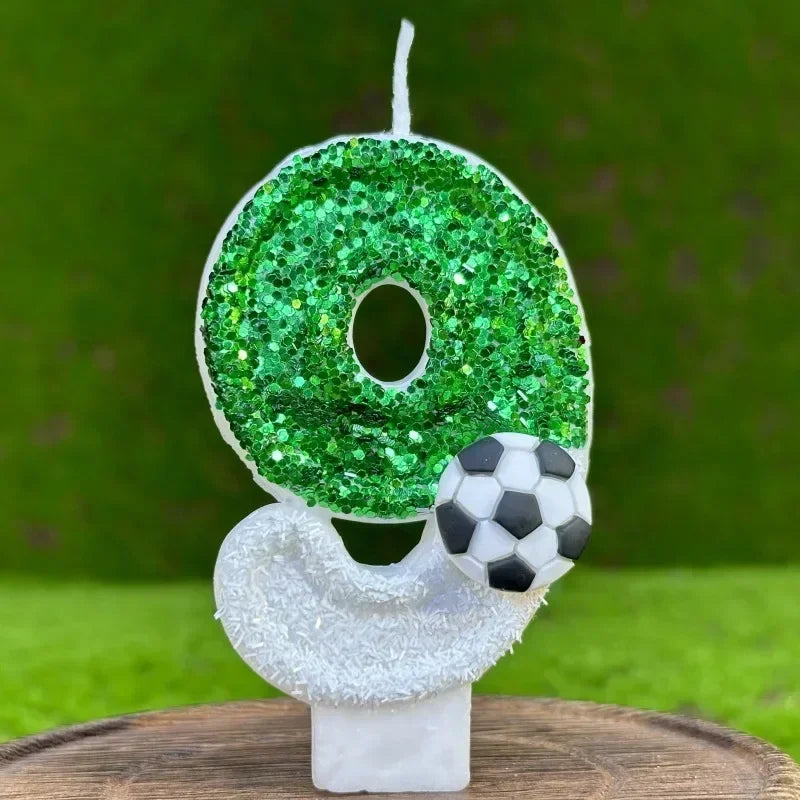 Football Number Birthday Candles – Kids Cake Party Decor Birthday Cake Candles Zpaxo 9