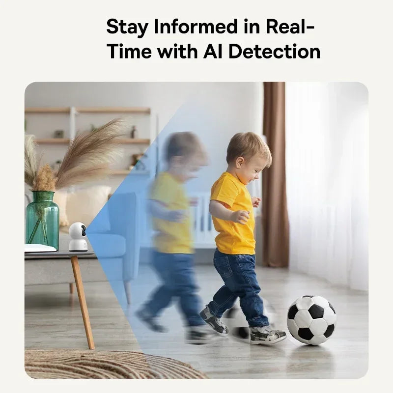 Baseus Security P1 Lite Indoor Camera 2K 3MP Pan&tilt Smart Mini Wifi