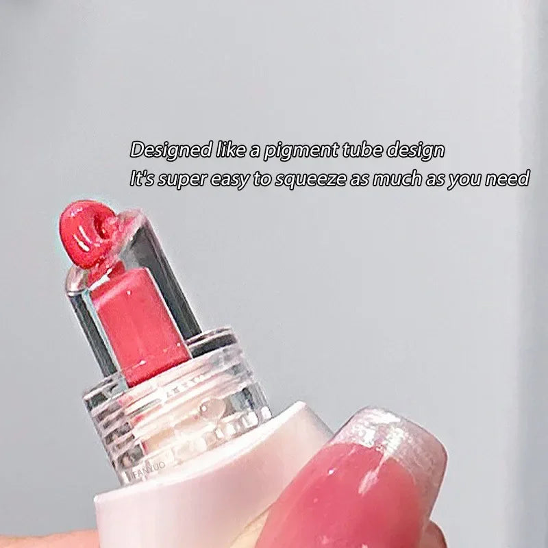 Jelly Lip Gloss Long Lasting Mirror Water Lip Glaze Colored Moisturizing Lipstick Crystal Shiny Lip Tint Korean Lips Care Makeup Zpaxo