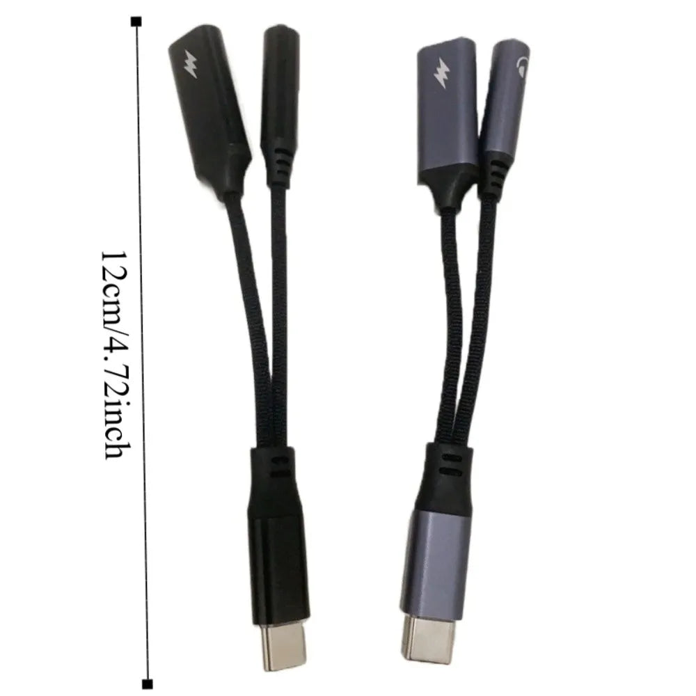 PD 60W USB C Adapter Universal Dual 1 Splitter High-speed Zpaxo