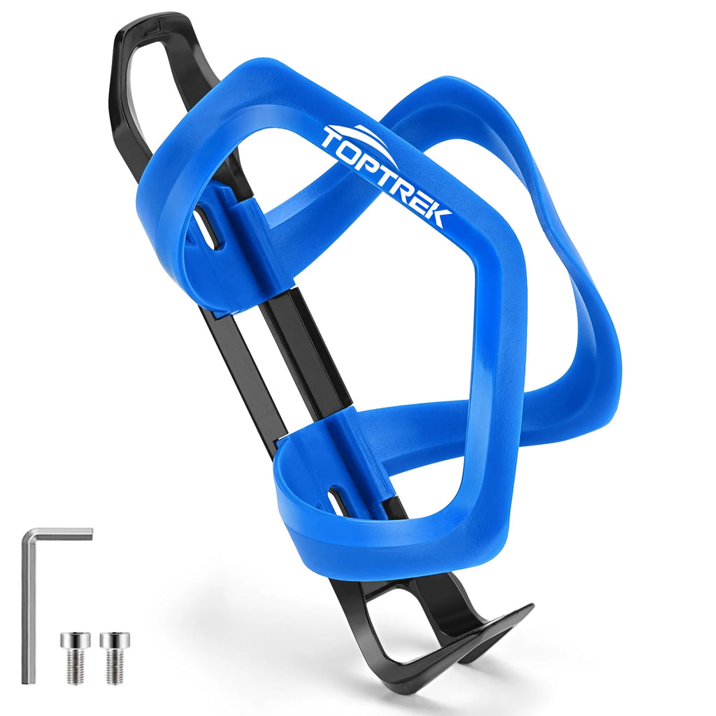 Bicycle Bottle Cage Road Mountain Bike Bottle Cage Riding Water Cup Holder Multi-functional Left And Right Side Pull Bottle Cage Zpaxo Blue