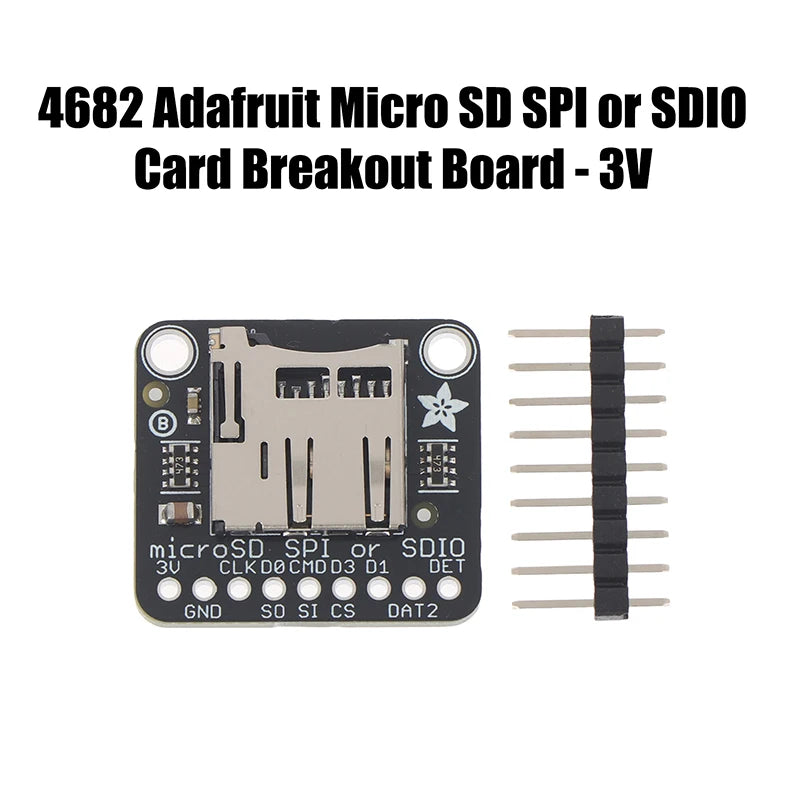 ▶1PCS 4682 Adafruit SPI Or SDIO Card Breakout Moudle Branching Board 3V Only Zpaxo T4682